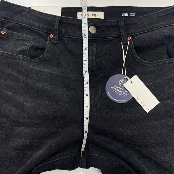 Warp + Weft ORD Chicago Straight Jean Asphalt Black Men’s 35 x 30 NEW With Tags - Picture 6 of 16